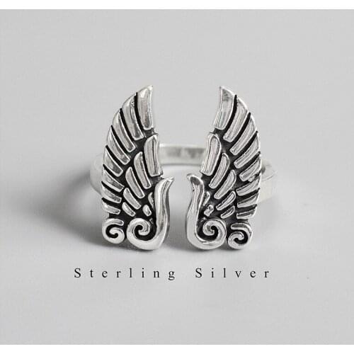 Retro wings Ring ,Thomas Style Soul Jewelry Good Jewerly For Women,2021 Ts Gift In 925 Sterling Silver,Super Deals