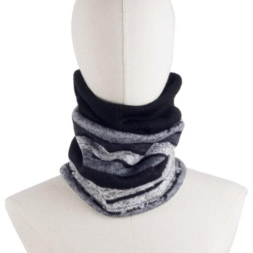 Neck Warmer Gaiter Winter Tube Scarf Cap Beanie Multifunctional Headwear for Skiing & Winter Activities