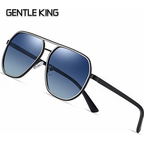 GENTLE KING Mens Sunglasses Driving UV400 Protection Male Sun Glasses Polarized Women Eyewear UV400 Gafas De Sol Shades