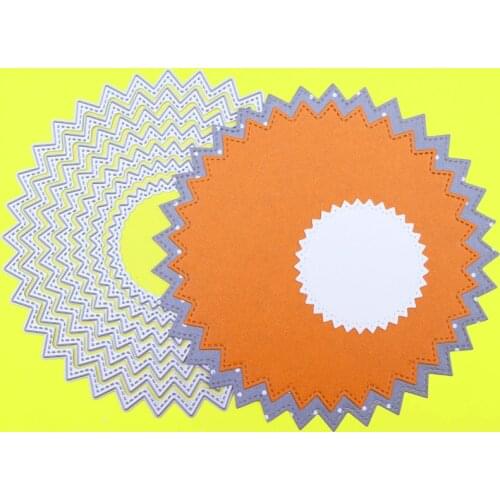 Cutting Dies Nesting Starburst Scrapbook Cardmaking Paper Craft DIY Metal Stencil Surprise Creation