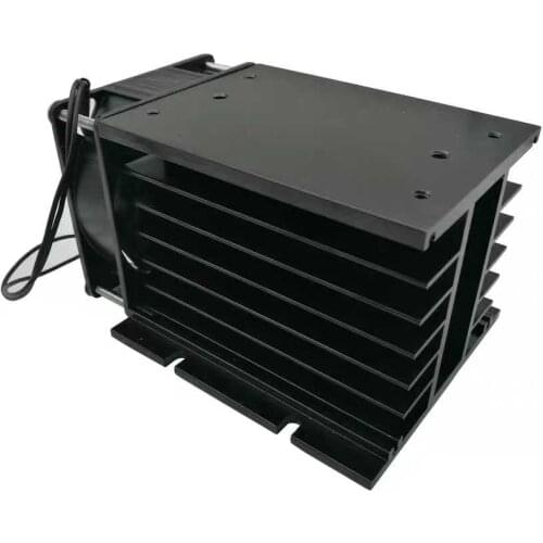 Three-phase Solid State Relay Dedicated Radiator with Fan, Solid State Relay Heat Sink S1