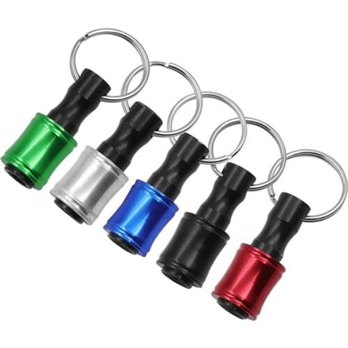 Outdoor Tools 1/4inch Hex Shank Screwdriver Bits Holder Extension Bar Drill Screw Adapter Quick Release Keychain Easy Change