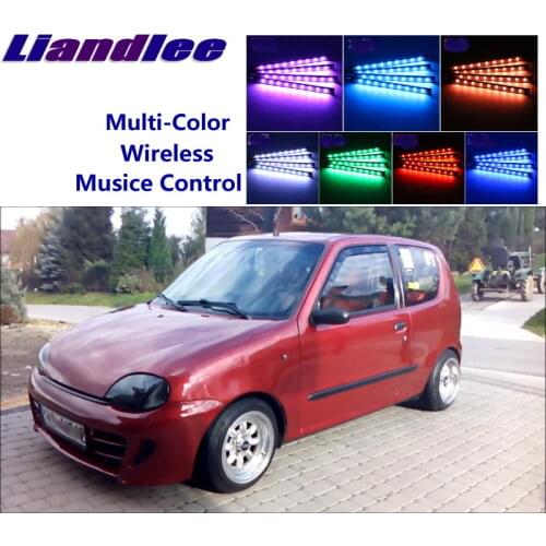 LiandLee For Fiat Seicento / 600 Car Install of Car Seats Accent Interior Atmosphere Light