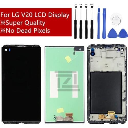 Super quality lcd For LG V20 LCD Display VS995 VS996 LS997 H910 Touch Screen Digitizer Assembly With Frame Repair Parts