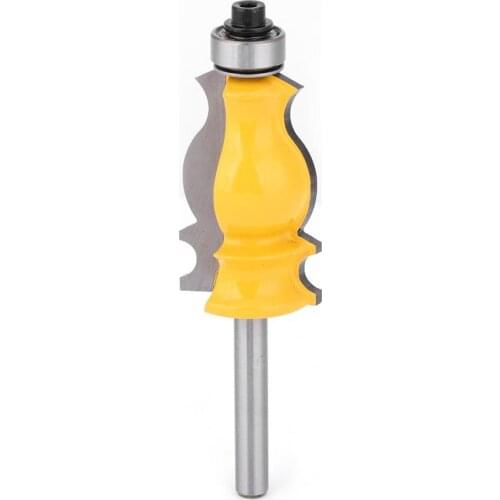 1Pcs 6mm Shank Handrail Cutter Woodworking Router Bits Engraving Machine Trimming Milling Cutter