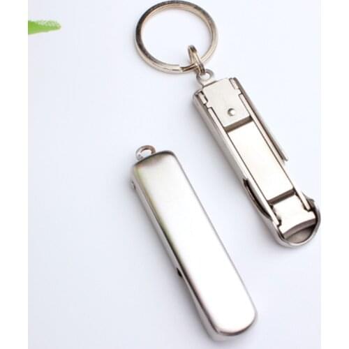 1pcs 7cm Multifunction Stainless Steel Finger Toe Nail Cutter Trimmer Clipper Tool With Beer Opener