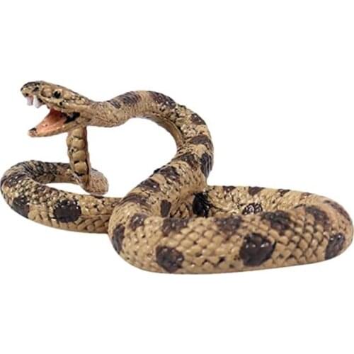 1PC Wildlife Teaching Aid Novelty & Gag Toys Model Snake Toy for Kids Adults Realistic Rattlesnake Prop Set Prank Toy