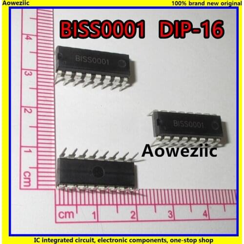 10Pcs/Lot BISS0001 DIP-16 Infrared sensor signal processor ic New Original Product