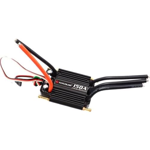 150A Brushless ESC Waterproof with 5.5V/5A BEC for RC Boat Motors