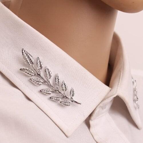 2pcs Unisex Men Women Brooch Set Creative Collar Suit Stick Breast Pin Lssed Lldty F Nice