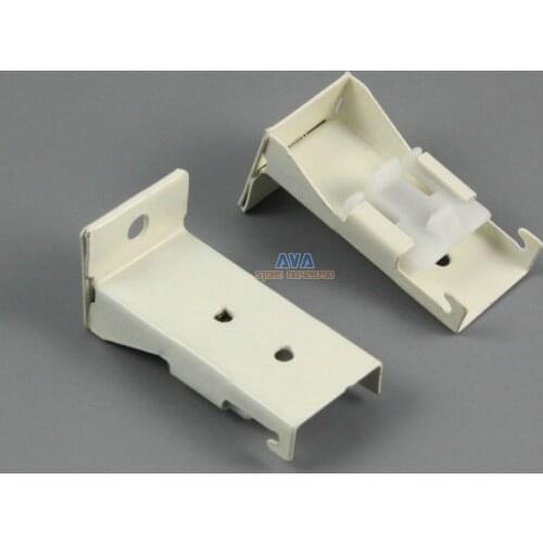 20 Pieces L Shape Curtain Track Bracket Curtain Track Brace 42x20x21mm