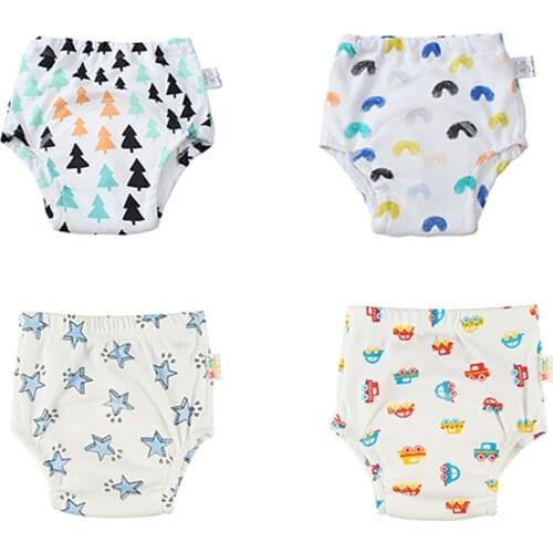 [ 4pcs /Set] My Pick Newest Baby Cotton Training Pants PottyTrainers Baby Underwears Wholesale Price