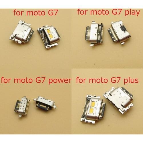 5PCS USB Charging Port charger Connector Plug Socket Dock Repair Part For Motorola for MOTO G7 G7 Plus G7 Power G7 Play