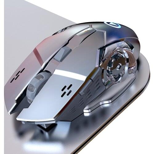 A4 LED Colorful Lights Rechargeable Mouse Mini Wireless Mute USB Optical Ergonomic Gaming Mouse Notebook Computer Mouse 20