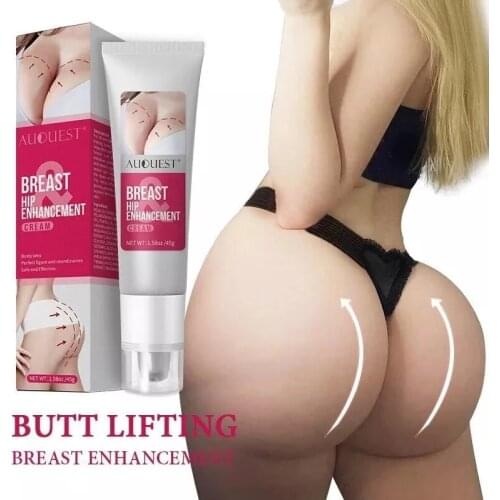 AUQUEST Breast Butt Enhancer Elasticity Breast Hip Enhancement Cream Skin Firming and Lifting Body Cream Busty Sexy Body Care