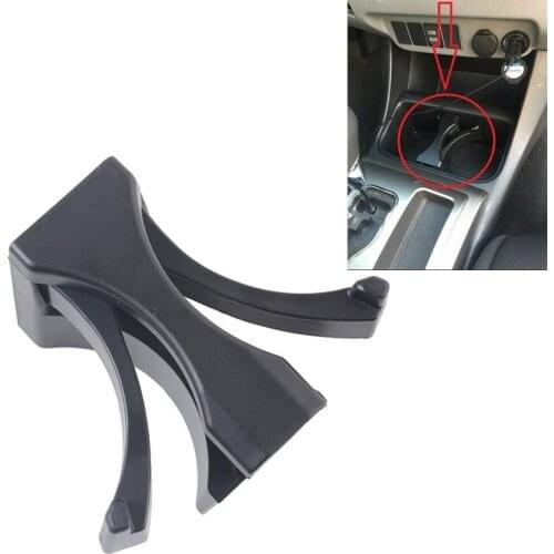 1pc Car Auto Center Console Cup Holder Insert Bottle Drink Divider For Toyota Tacoma 2005-2015 Center Drinks Holders