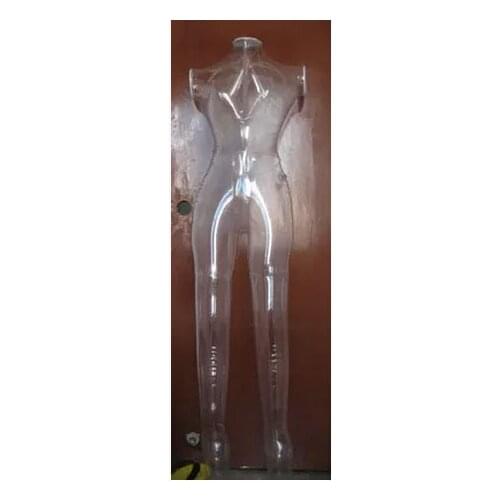 Free Shipping!! New Fashionable Transparent Inflatable Mannequin Clear Female Inflatable Mannequin Factory Direct Sell