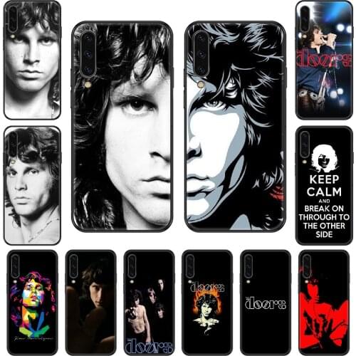 The Doors Jim Morrison Phone case For Samsung Galaxy A 3 5 8 9 10 20 30 40 50 70 E S Plus 2016 2017 2018 2019 black silicone