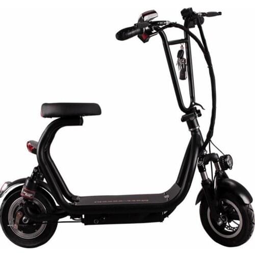 Electric Scooter Two Wheel Mini Adult Electric Car Booster Battery Car Hydraulic Disc Brack with Speed Display