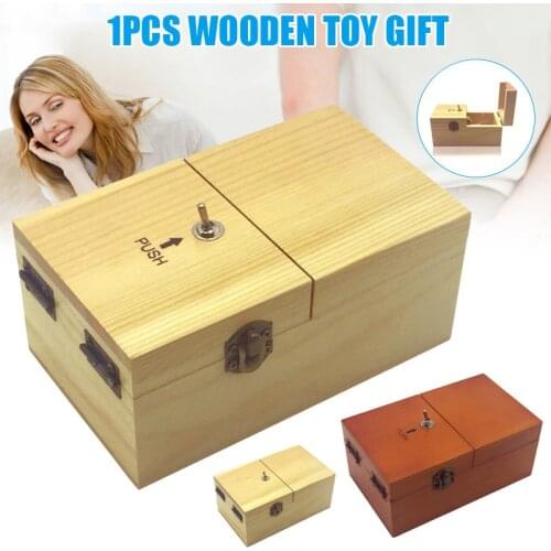 Electronic Box Wooden Boy Girl Kid Interesting Pastime Machine Stress Reduction Funny Toy Desk Decoration Gifts