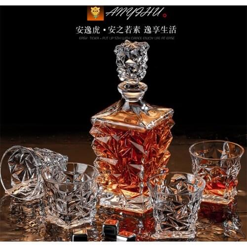 European whisky glass / home crystal glass glass glass glass / star anise beer glass / bar set