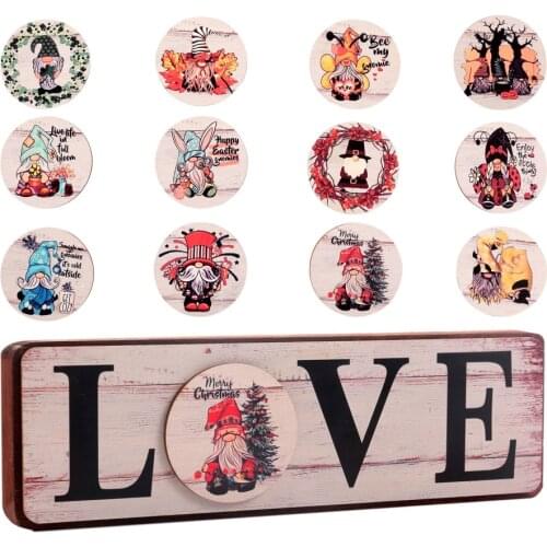 Photo Gifts Wooden Magnet Wall Decorations Living Room Festival Ornament Durable Small Brand Accessories Elegant And Warm Props