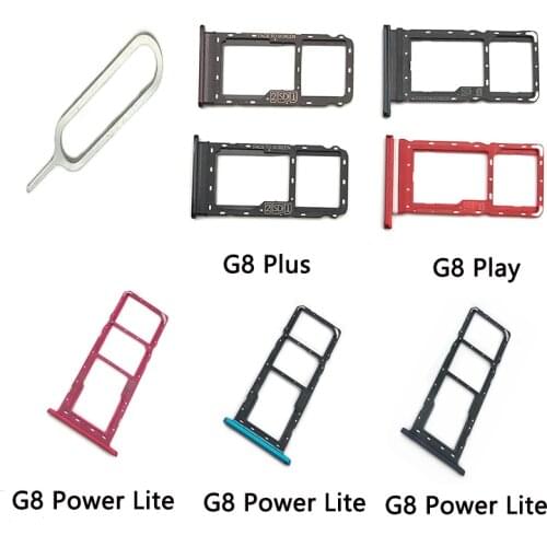 For Motorola Moto G8 G8 Plus G8 Play Micro Nano SIM Card Holder Tray Slot Holder Adapter Socket