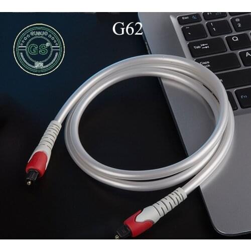 GuSuo Gold Plated Optical Fiber Digital Toslink Side Port Audio Cable for Stereo AMP SPDIF MD DVD Core Wire G62 G72