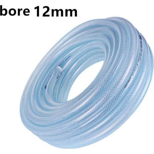 Custom Length Garden Soft Water Pipe 12mm Bore Size Car Wash Transparent 3 Layers Durable Building Material PVC Waterpipe