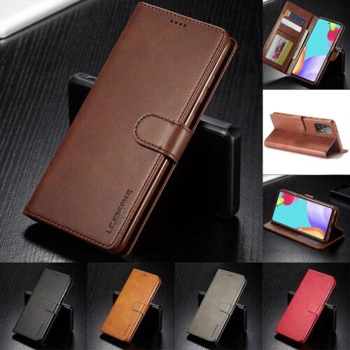 Leather Case for Samsung Galaxy A52 A72 A42 A32 A12 A02S A21S A71 A51 A31 A41 A11 A21 A22 A10 Wallet Flip Cover Cases for A32 4G