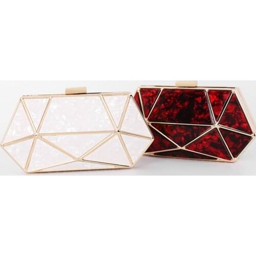 2020 Hot Sale designer Marble cross body women acrylic beach bag evening ladies bags mini purse