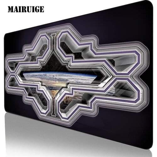 Mairuige Visual Impact HUD 90x40cm Large Mouse Pad Keyboard for Computers Desk Mat Gaming Accessories XXL Anime Mousepad Carpet