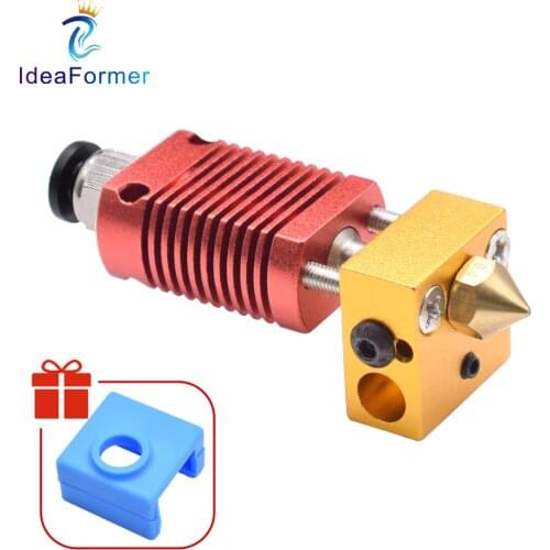MK8 Assembled Extruder Hot End kit for Ender 3 CR10 printer 1.75mm 0.4mm Nozzle aluminum heating block 3d printer accessories