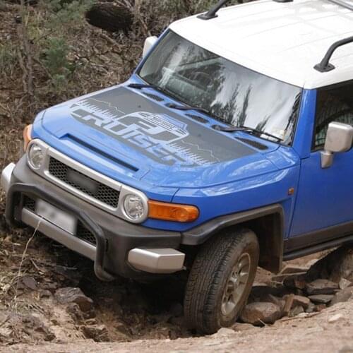 Car Stickers Hood Off Road Styling Trees Graphic Vinyl Decals Accessories Custom Fit For Toyota Fj Cruiser 2007-2017 2018 2019