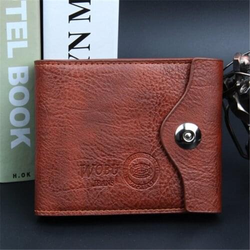2018 New PU Leather Wallet Multifunctional Short Design Men Wallet Hasp Coin Purse Card Holder Mens Wallet