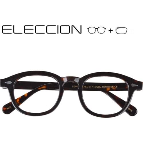 ELECCION Lemtosh Men Glasses Frame Optical Prescription Glasses Vintage Brand Luxury Women Myopia Eyeglasses with Diopters 1915