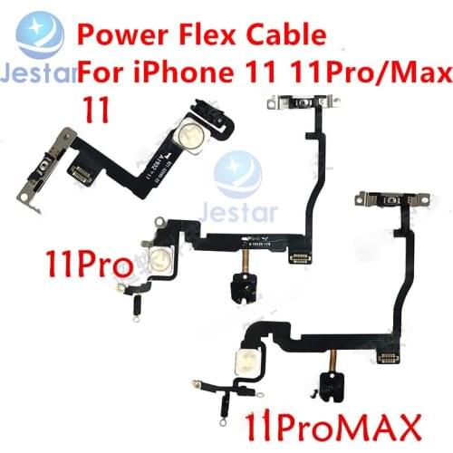 Original Power Flex Cable For iPhone 11 11pro /MAX X Xs/Max XR 7 8 Plus with Metal Repair Parts