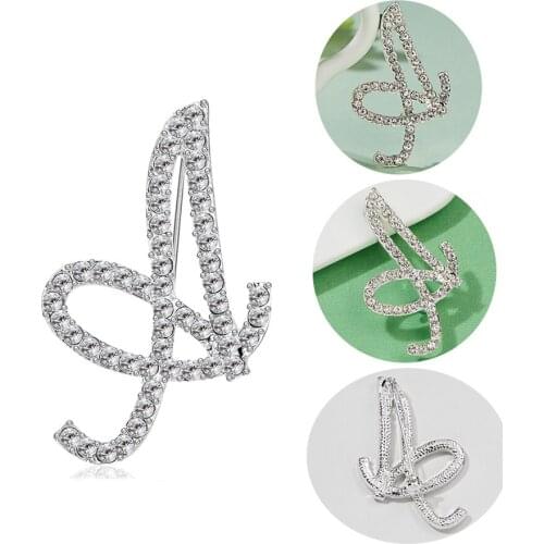 Броши буква на одежду Rinhoo jewelry China At AliExpress