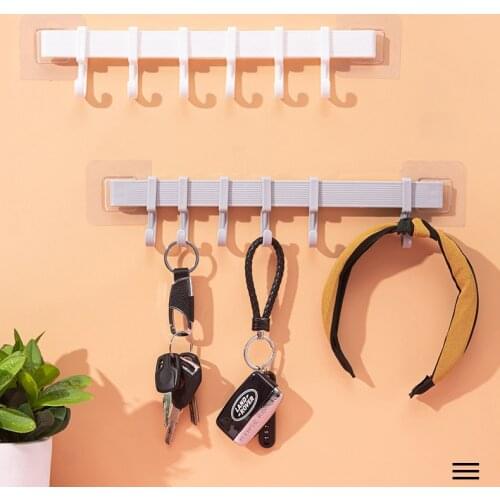 Self Adhesive Home Kitchen Wall Door Hook Holder Rack Towel Hanger Bathroom Rack Hooks