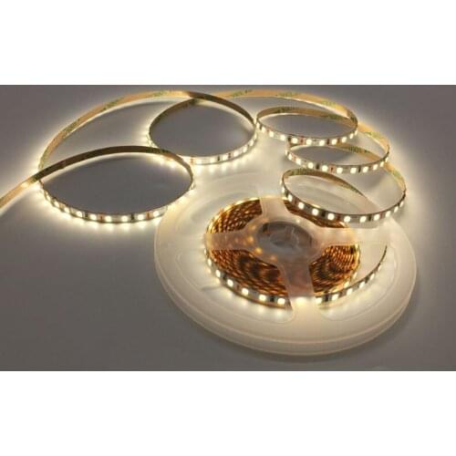 DHL shipping 50m/lot 600leds Ultra-thin slim 4300K width 5mm DC12v 2835 SMD LED Strip Light flexible 120leds/m