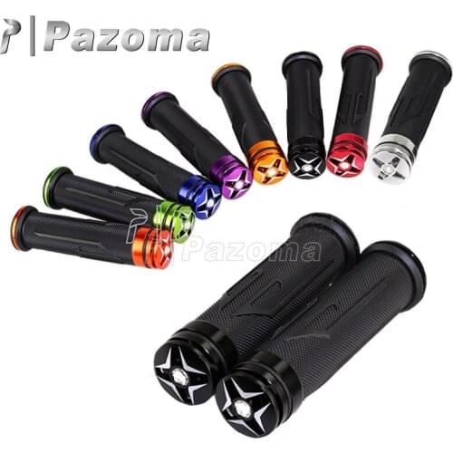 7/8'' 22mm Universal Motorcycle Handlebar Hand Grips For Honda Suzuki Yamaha Aprilia Benelli Ninja 600R Street Bikes Dirt Bikes
