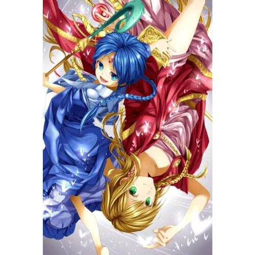 The Labyrinth of Magic Poster Custom Satin Poster New Print Cloth Canvas Fabric Wall Poster No Frame Bedroom Home Decoration