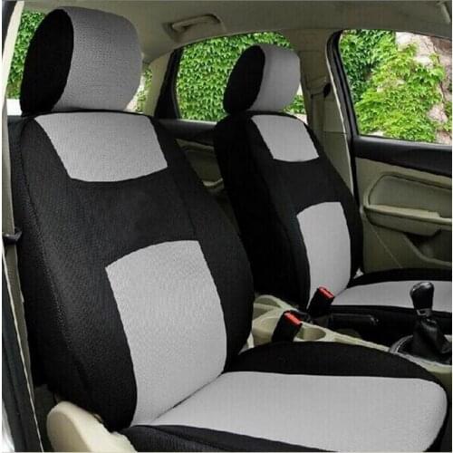 High Quality Car Seat Covers Universal Fit Polyester 3MM Composite Sponge Car Styling lada seat cover accessories M-17