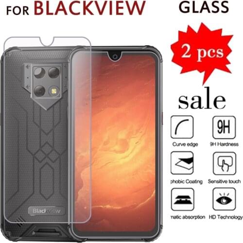 2PCS Tempering Glass For BV9800 Pro BV9800Pro Protector Screen Glass For Blackview BV9100 A80 Pro Cover LCD Film HD Glass