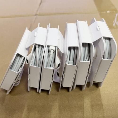 10pcs Lightning In-Ear Stereo Microphone Wired Headphone For iPhone 8 7Plus X Xs Max Xr 11 12 Pro With Retail Box