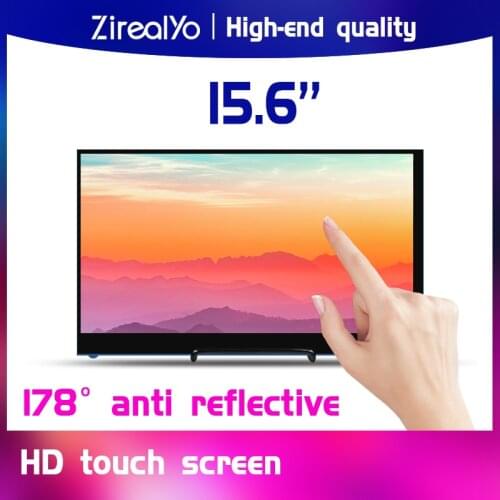 15.6-inch portable Touch screen video display HD HDMI small LCD Programming development screen CCTV tester monitor