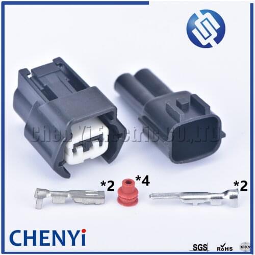 1 set 2pin 2.2 Series male Female automotive Fuel Injector Plug waterproof wiring cable connector 6189-0773 RS 090 For Nissa