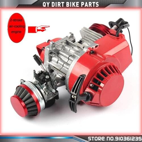 2-stroke 49cc air-cooling engine with irridium C7 spark plug, HP full circle crankshaft & Racing Carbutetor/Factory Wholesale