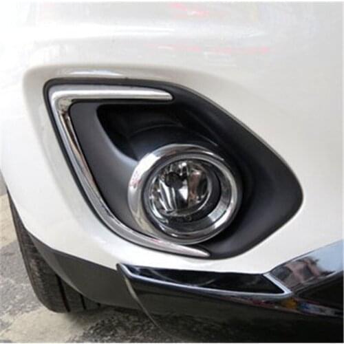 Car accessories ABS Chrome Front Fog light Lamp Cover Trim for 2013-2018 Mitsubishi ASX Car styling