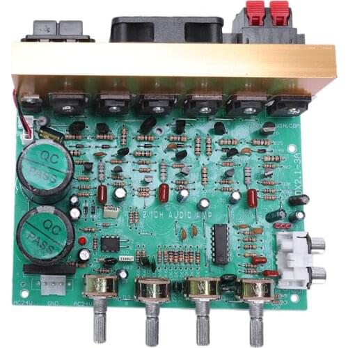 Audio Amplifier Board 2.1 Channel 240W High Power Subwoofer Amplifier Board Amp Dual Ac18-24V Home Theater